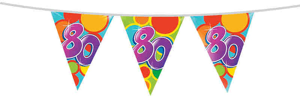 Vlaggenlijn 10 meter 80 jaar