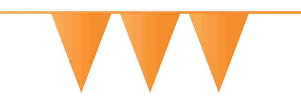 Vlaggenlijn 10 meter oranje