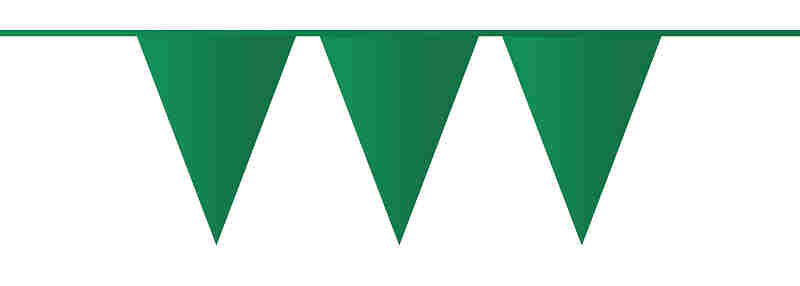 Vlaggenlijn 10 meter groen