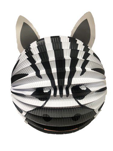 5 Bollampionnen Zebra 20 cm 430061