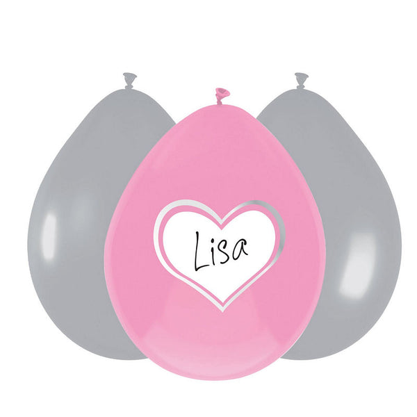 Ballonnen Baby Meisje, 6st.