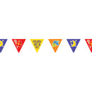 Papieren Vlaggenlijn Sinterklaas, 6mtr.