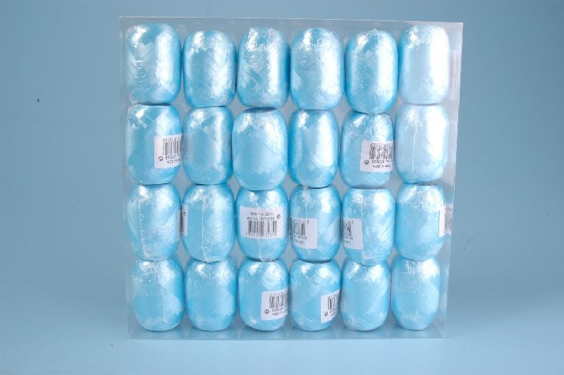 Krullint 20mx5mm midden blauw 24 stuks