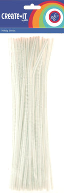 Chenille wit Create-it 50 stuks