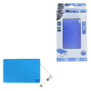 Ultra Dunne Powerbank 2500 mAh Blauw