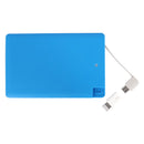 Ultra Dunne Powerbank 2500 mAh Blauw
