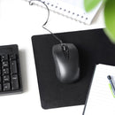 Q-Link Muismat 26x21 cm Zwart