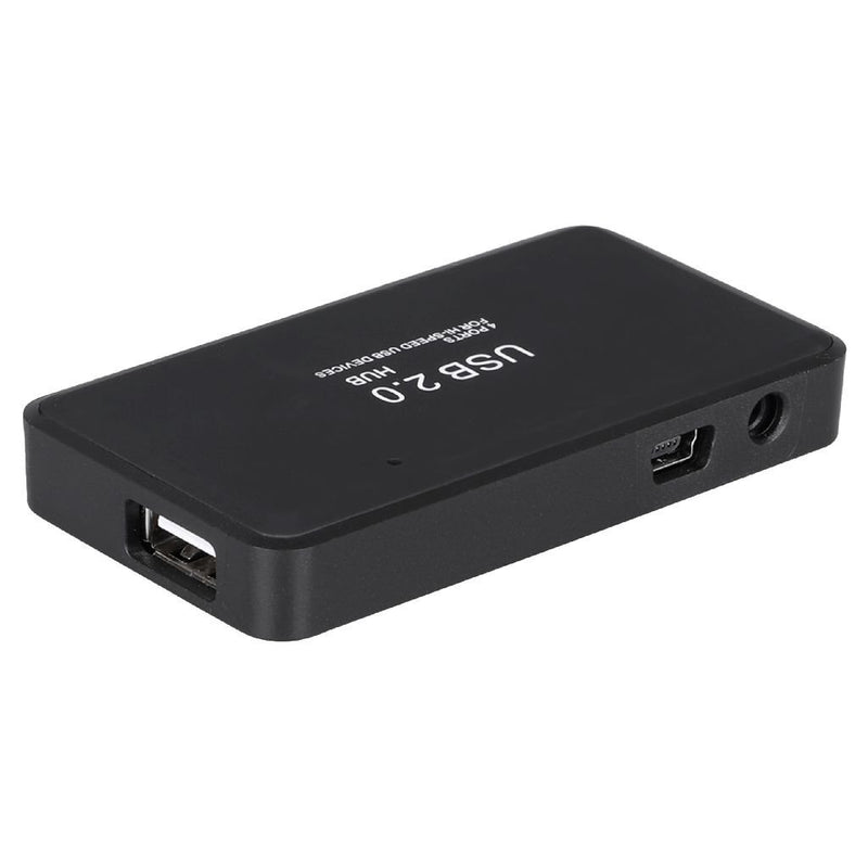 Q-Link USB Hub 2.0 4 Poorten + USB Kabel Zwart
