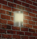 Ranex Ra-5000299 Wandlamp met Bewegingsmelder Geborsteld Rvs Glas (5000.299)