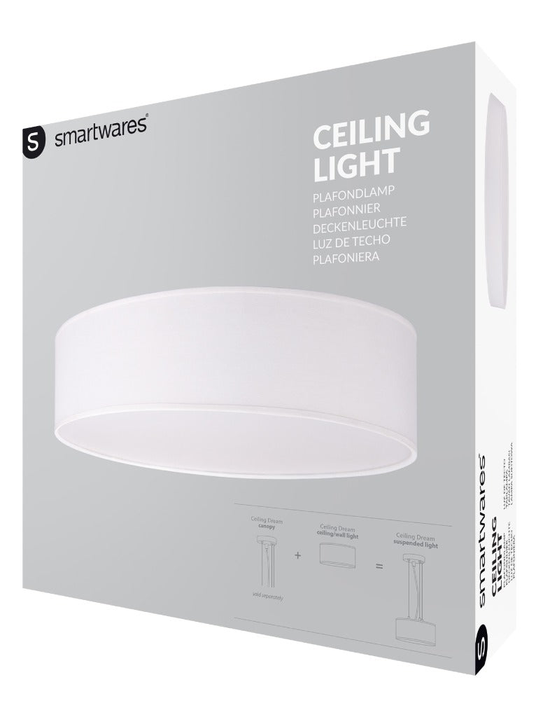 Ranex RA-1000468 Mia LED Plafond Lamp 40cm Wit