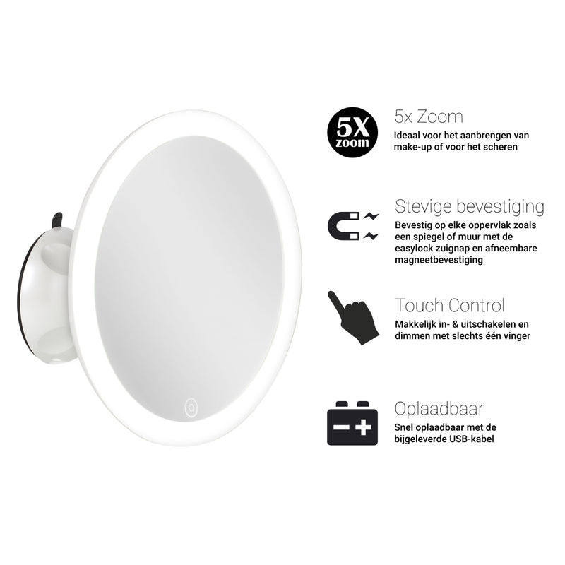 Smartwares IWL-60010 Make-Up Spiegellamp Wit