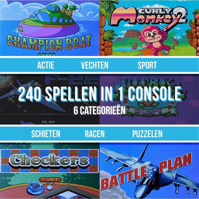 Silvergear Retro Console Grijs