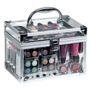 Casuelle Doorzichtige Make-Up Koffer Met Inhoud