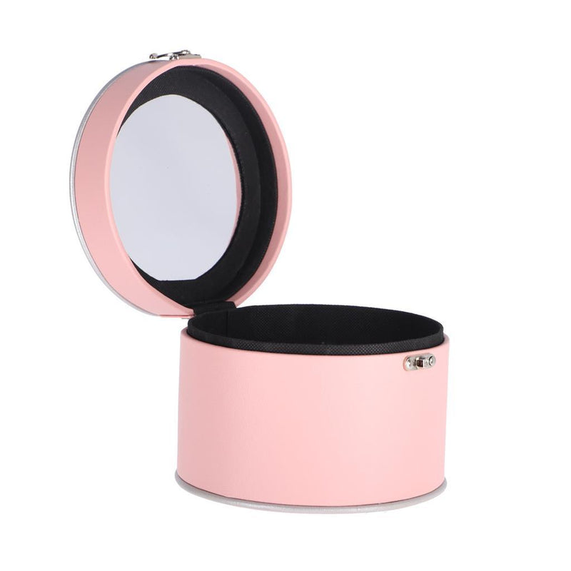 Casuelle Ronde Make-Up Koffer Roze