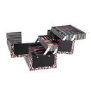 Casuelle Make-Up Koffer 3D Panter-Pink Print 74-delig