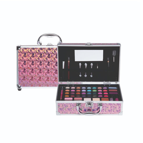 Casuelle Make-Up Koffer Roze/Holografisch