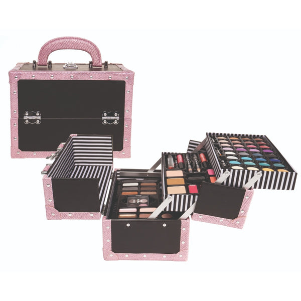 Casuelle Make-Up Glitter Koffer Roze