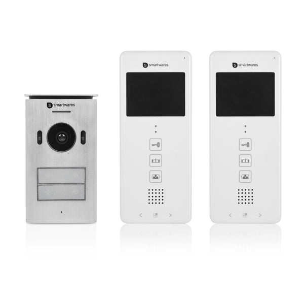 Smartwares DIC-22122 Video Intercom Systeem Voor 2 Appartementen