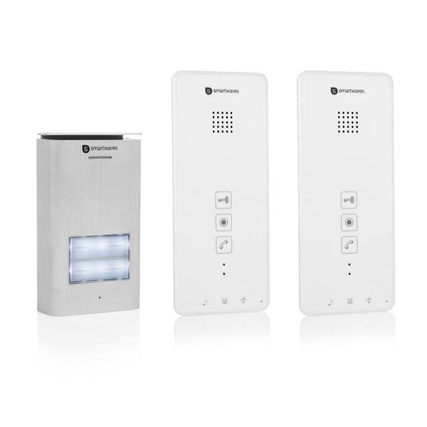 Smartwares DIC-21122 Audio Intercom Systeem voor 2 Appartementen