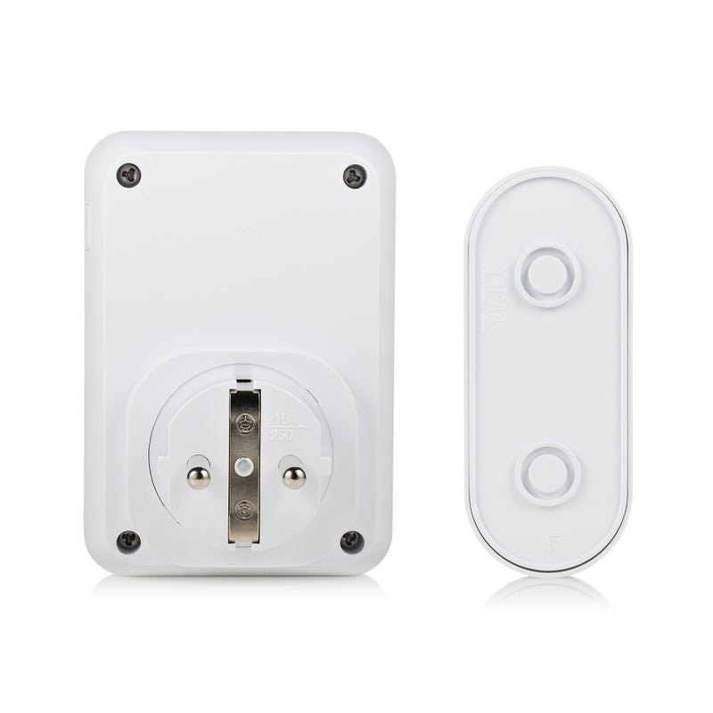 Byron DBY-22313 Draadloze Deurbelset Wit