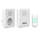 Byron DBY-22316  Draadloze Deurbelset Wit