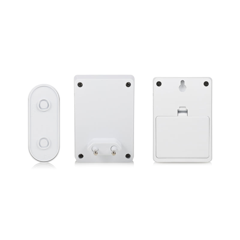 Byron DBY-21134 Draadloze Deurbelset Wit