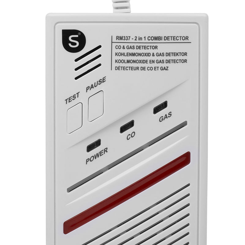 Smartwares 10.029.29 Combimelder Gas en Koolmonoxidemeter