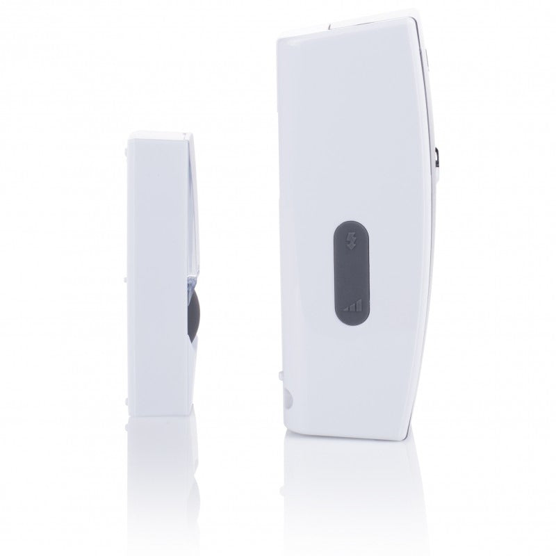 Byron BY504E Draadloze Deurbel Set Grijs