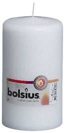 Bolsius stompkaars in cello 150/80 wit