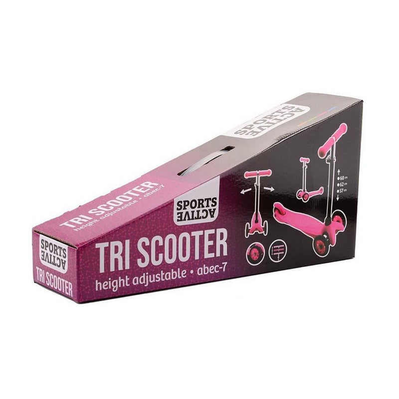 Sports Active City Tri-scooter roze