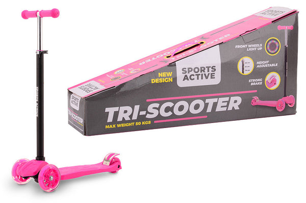 Sports Active Tri-scooter roze/zwart