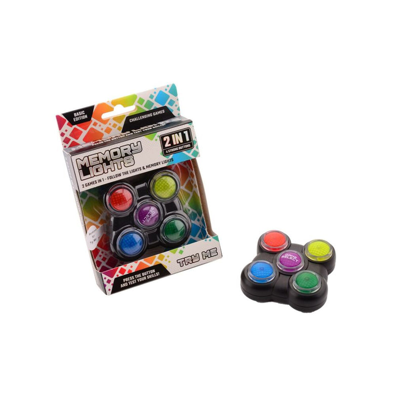Memory  AND  Follow me spel met licht en geluid 2in1