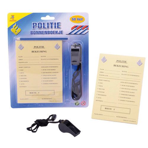 Politie Bonnenboekje