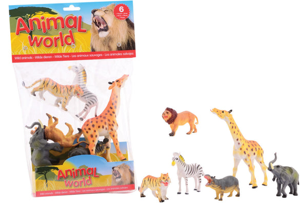 Animal World wilde dieren 6 in zak