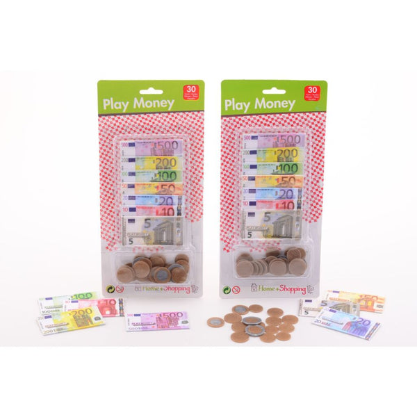 Home and Shopping euro speelgeld op kaart