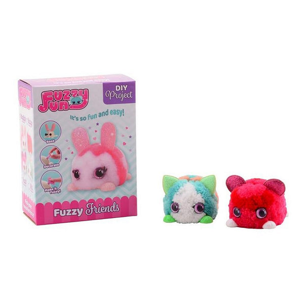 Fuzzy Fun Animals - Mint Kitten