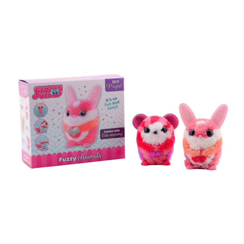 Fluffy Puffers Muis rendier en konijn