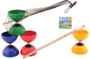 Diabolo Gekleurd met Houten Stokjes