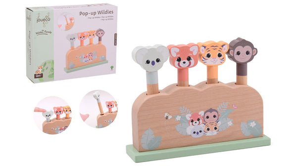 Joueco The Wildies Houten Pop-Up Wildies