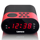 Lenco CR-07 Wekkerradio Roze