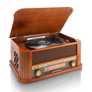 Lenco TCD2500 Classic Phono Koffer Platenspeler met CD-Speler Hout