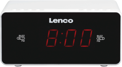 Lenco CR-510 WH Wekkerradio Wit