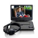 Lenco DVP947BK Draagbare DVD-Speler + Bluetooth Koptelefoon Zwart