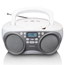 Lenco SCD301 Draagbare Radio CD-Speler met USB-Aansluiting Grijs/Wit