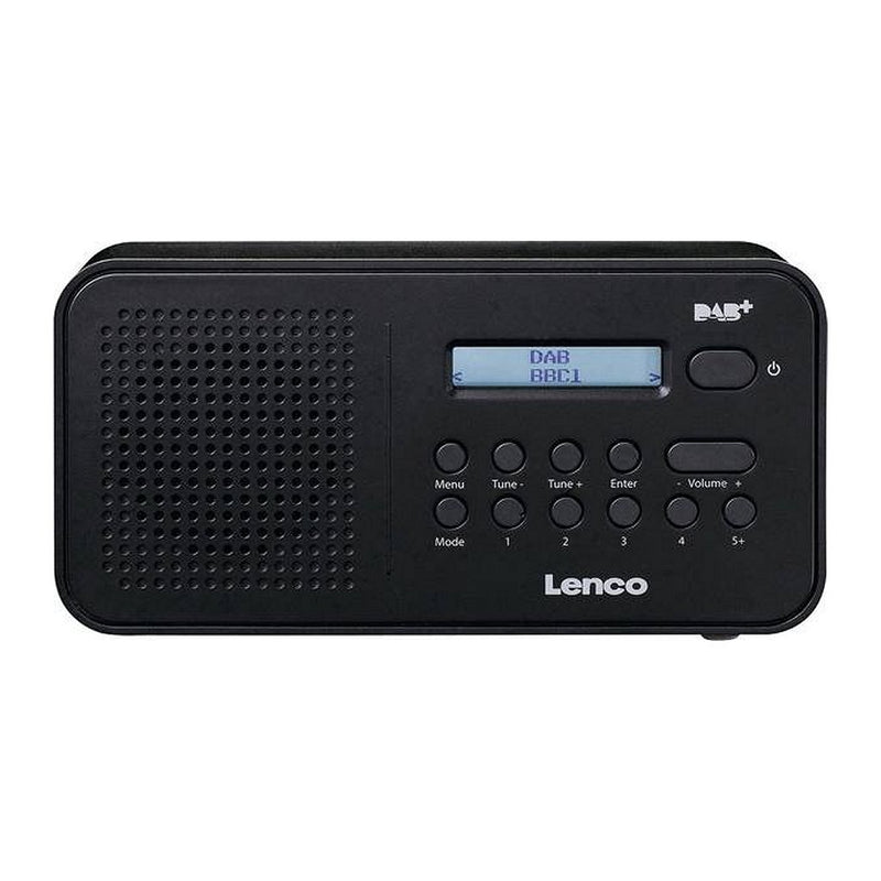 Lenco PDR-015BK Draagbare Radio Zwart