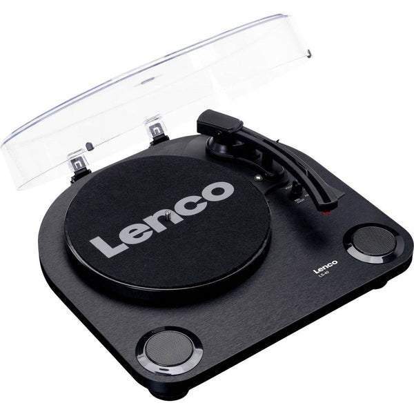 Lenco LS-40BK Platenspeler met 2 Ingebouwde Speakers MDF/Zwart