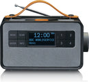 Lenco PDR-065BK Draagbare DAB Radio/FM, DAB+/Bluetooth en AUX EASY-functie voor eenvoudige Bedienin