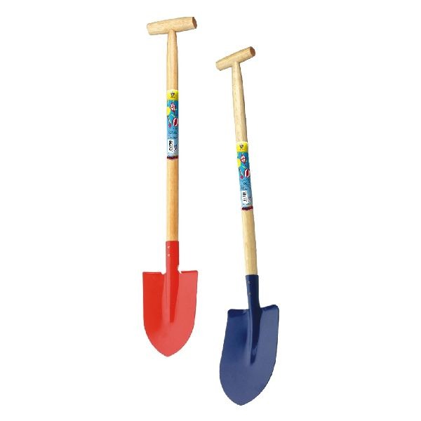 Grote Schep Punt Hout/Metaal 77cm Verschillende kleuren