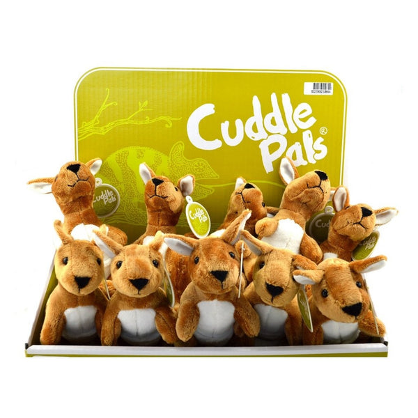 Cuddle Plas Kangoeroe Knuffel 15 cm