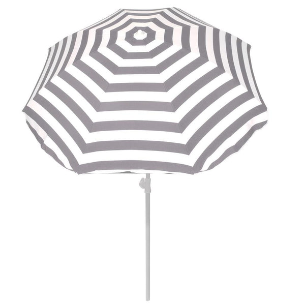 Summertime Parasol 180 cm Grijs/Wit